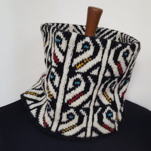 winter sports circle scarf