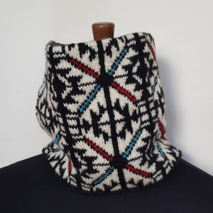 jacquard circle scarf