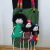 fair trade green knitted bag