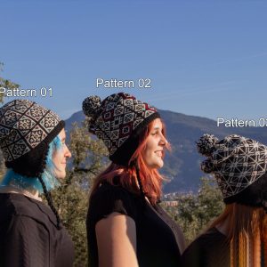 Alternative view of Knitted beanie made in a traditional pattern