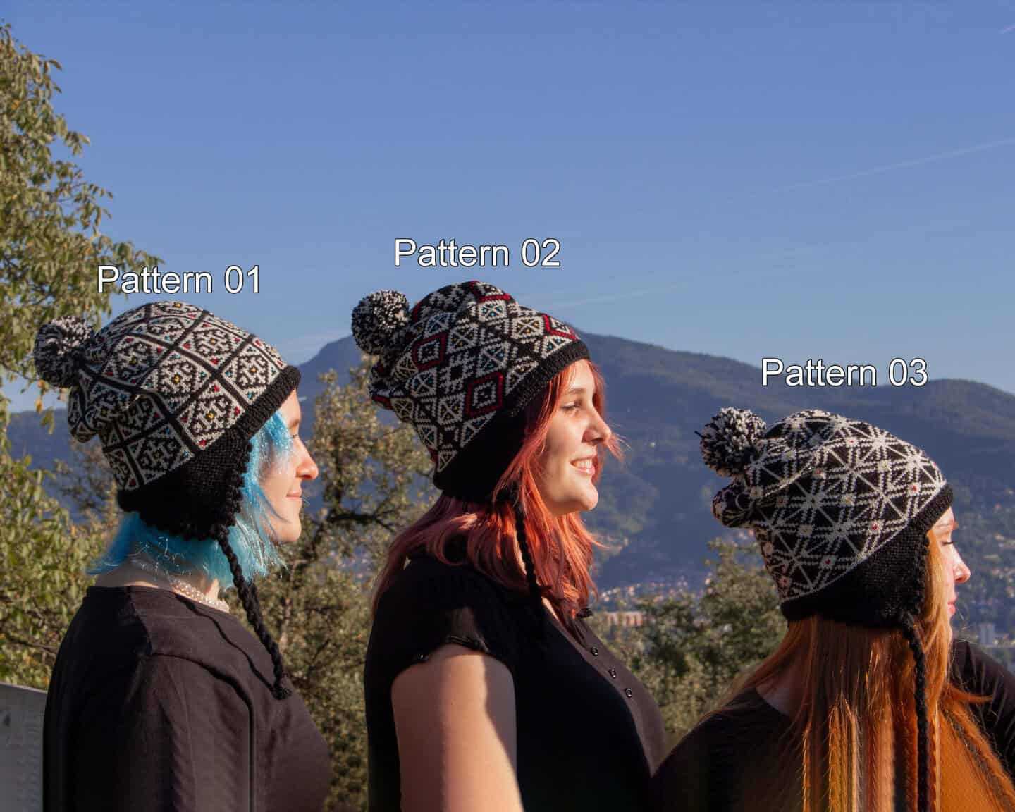 Knitted beanie made in a traditional pattern - Image 2