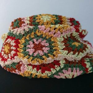 pastel colors crochet shawl