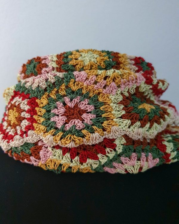 pastel colors crochet shawl
