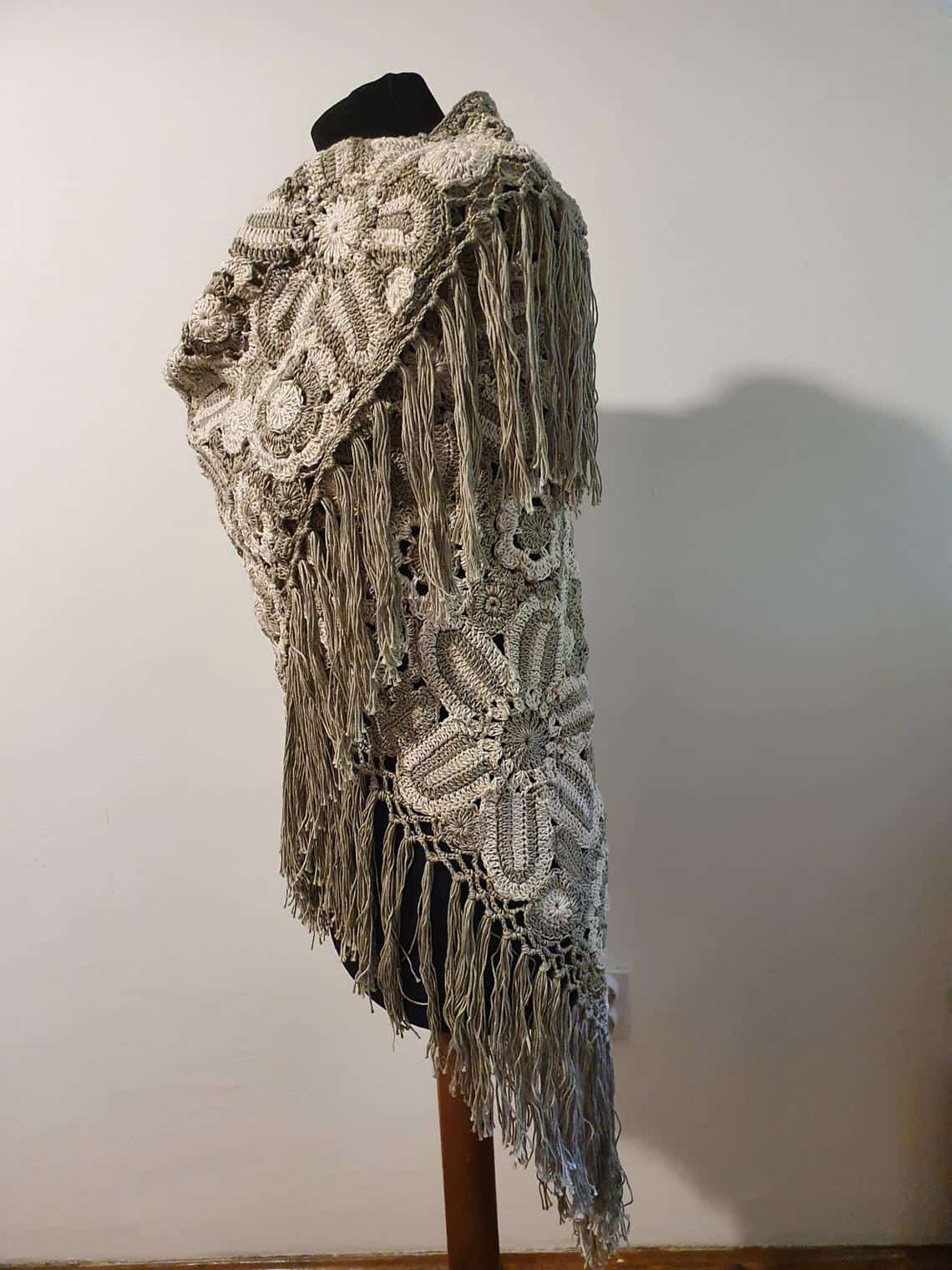 patchwork wrap shawl