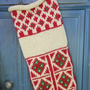 Placement for custom name on Christmas stocking