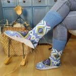 Slipper Socks with Leather Sole