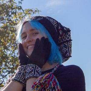 Alternative view of Hat Made Combining Several Traditional Patterns