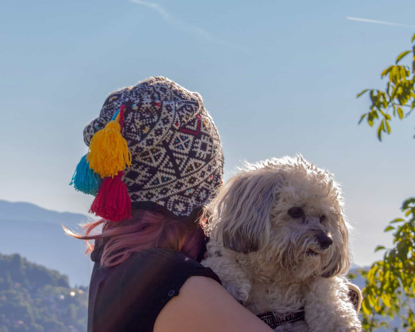 Jacquard Knit Beanie with Earflaps - Image 2