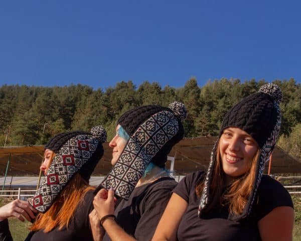 Hat with Long Earflaps