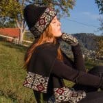 Knit Wool Jacquard Hat