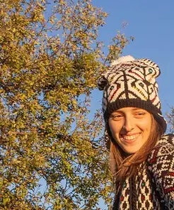 Alternative view of Jacquard Knit Hat