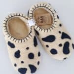 Felted Slipper Socks with Leather Sole