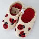 Felted Slipper Socks with Leather Sole