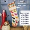 Personalized fair trade dog holiday stocking hanging