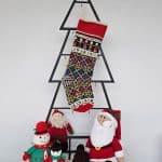 Personalized Christmas Stocking with Folk Art