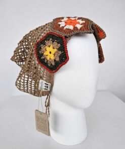 Crocheted headscarf (Patchwork)