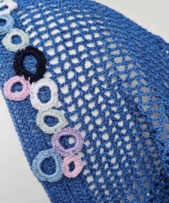 Alternative view of Crocheted headscarf (Circles)