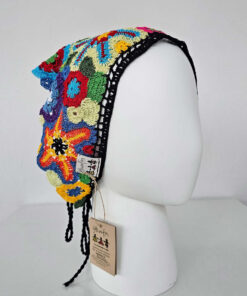 Crocheted headscarf (Starfish)