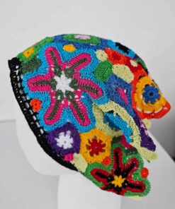 Alternative view of Crocheted headscarf (Starfish)