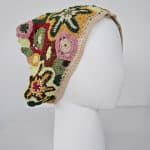 Crocheted headscarf (Starfish)