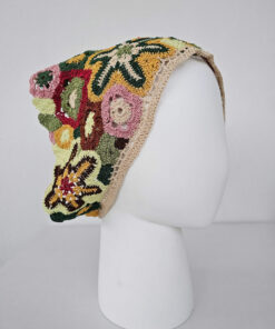 Crocheted headscarf (Starfish)
