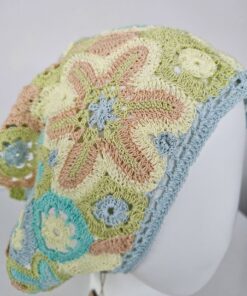 Alternative view of Crocheted headscarf (Starfish)