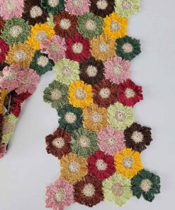 Alternative view of Crocheted scarf (Circles II)