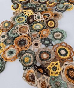 Alternative view of Crocheted scarf (Circles)