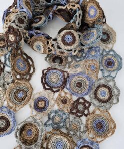 Alternative view of Crocheted scarf (Circles)
