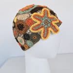 Crochet colorful hat (Starfish)