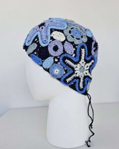 Crochet colorful hat (Starfish)