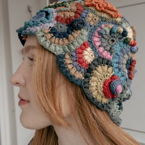Crochet hat with details