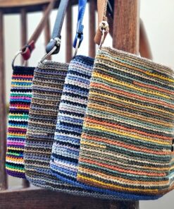 Alternative view of Striped shoulder bag - Torbičak