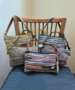 Striped shoulder bag - Torbičak