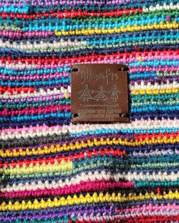 Striped shoulder bag - Image 2