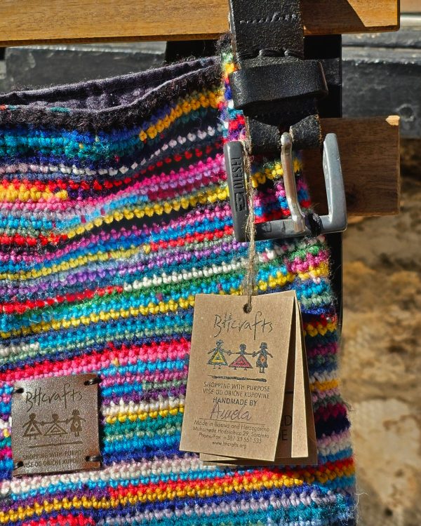 Striped shoulder bag - Image 6
