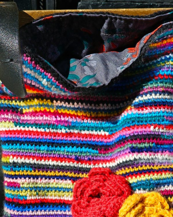 Striped shoulder bag - Image 5