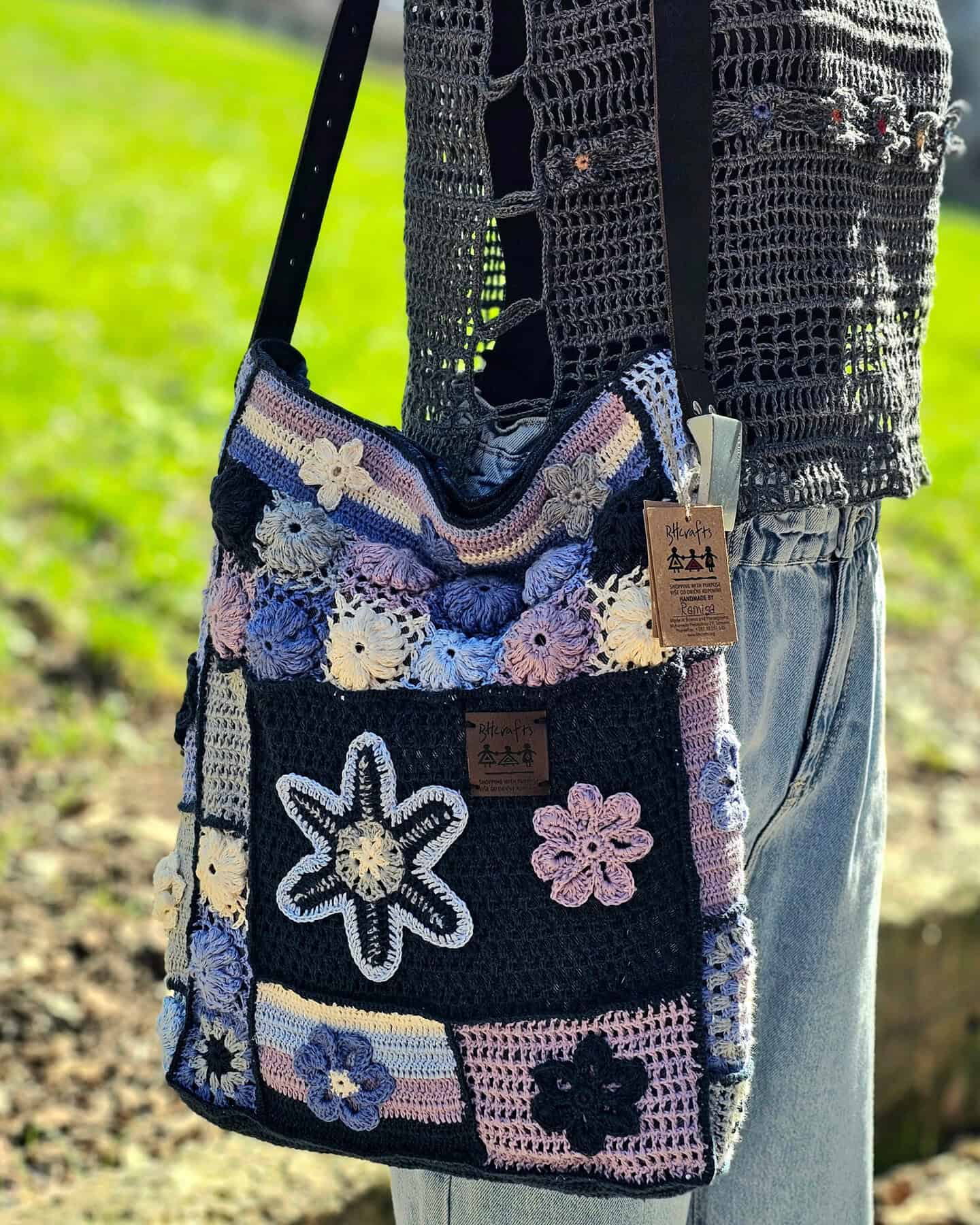 Boho bag in multiple color combinations