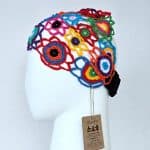 Crocheted headband (Circle)