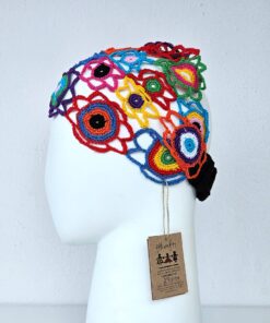 Crocheted headband (Circle)