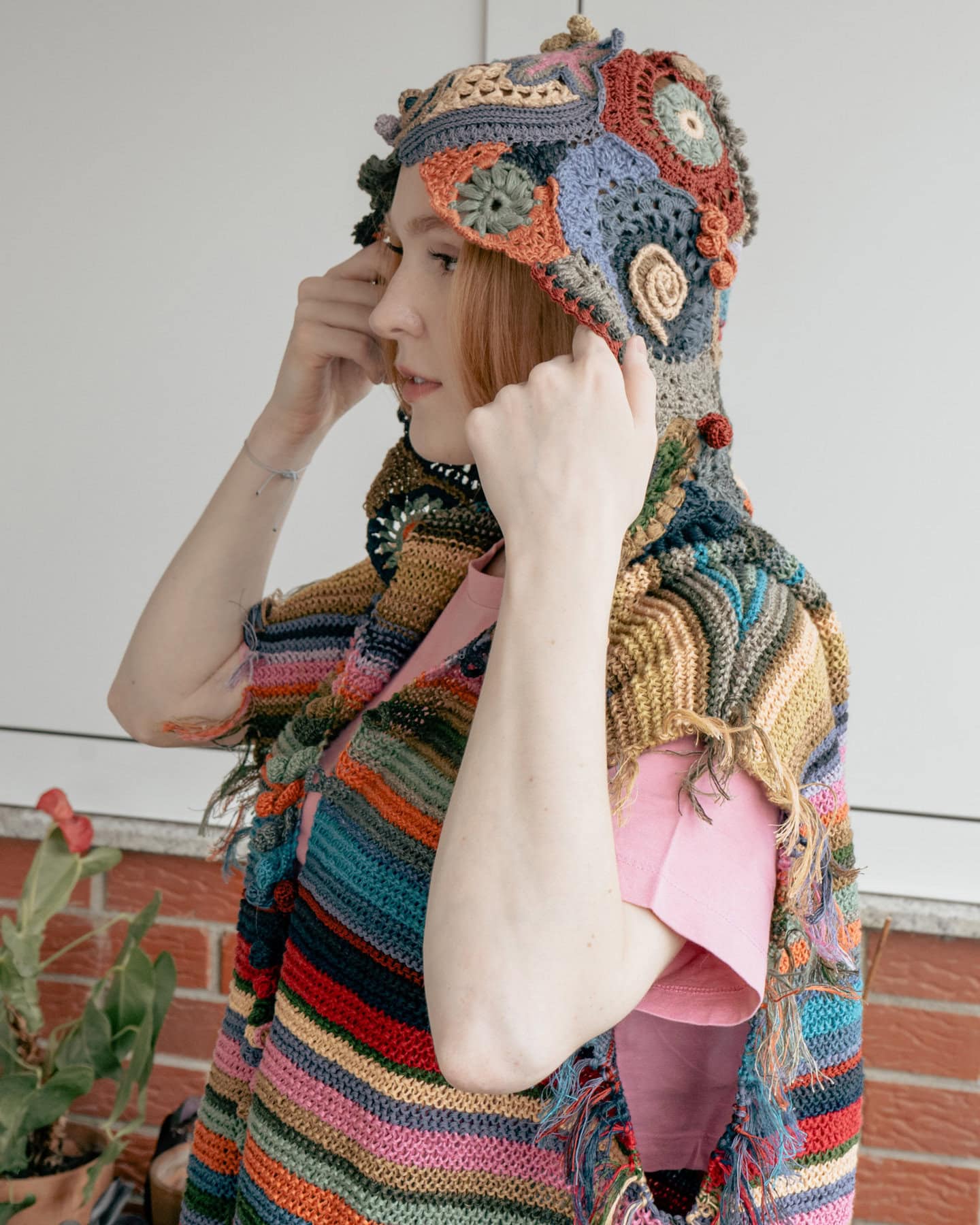 Knitted-crocheted vest/jacket - Image 4