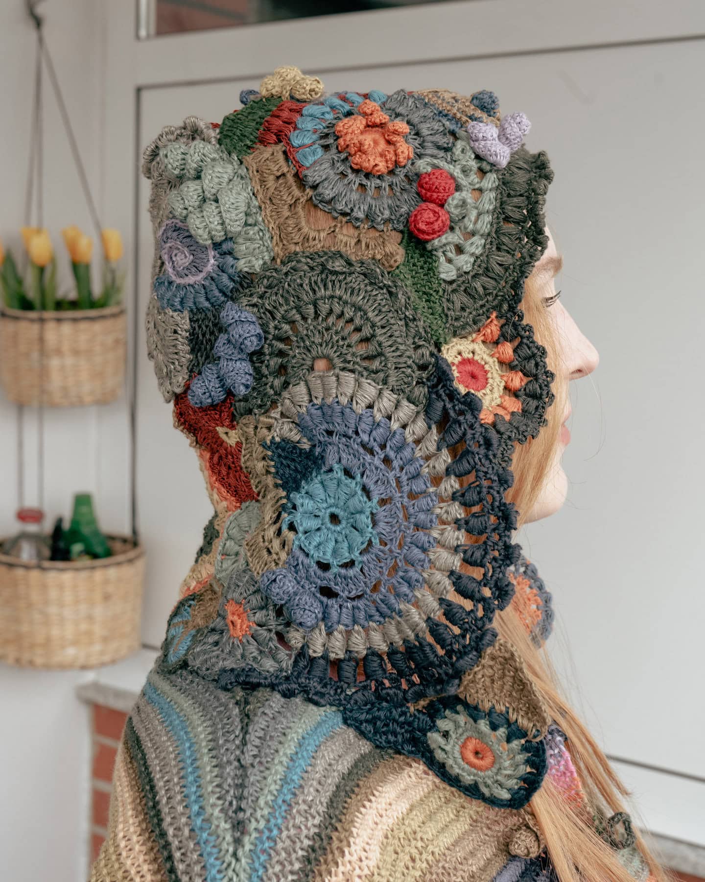 Knitted-crocheted vest/jacket - Image 11