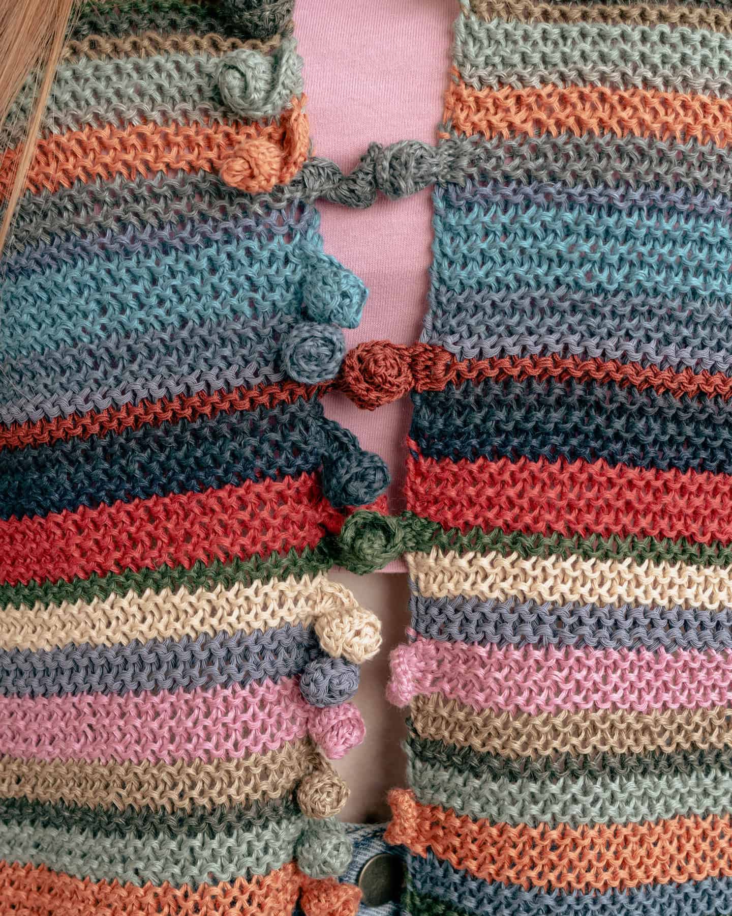 Knitted-crocheted vest/jacket - Image 10