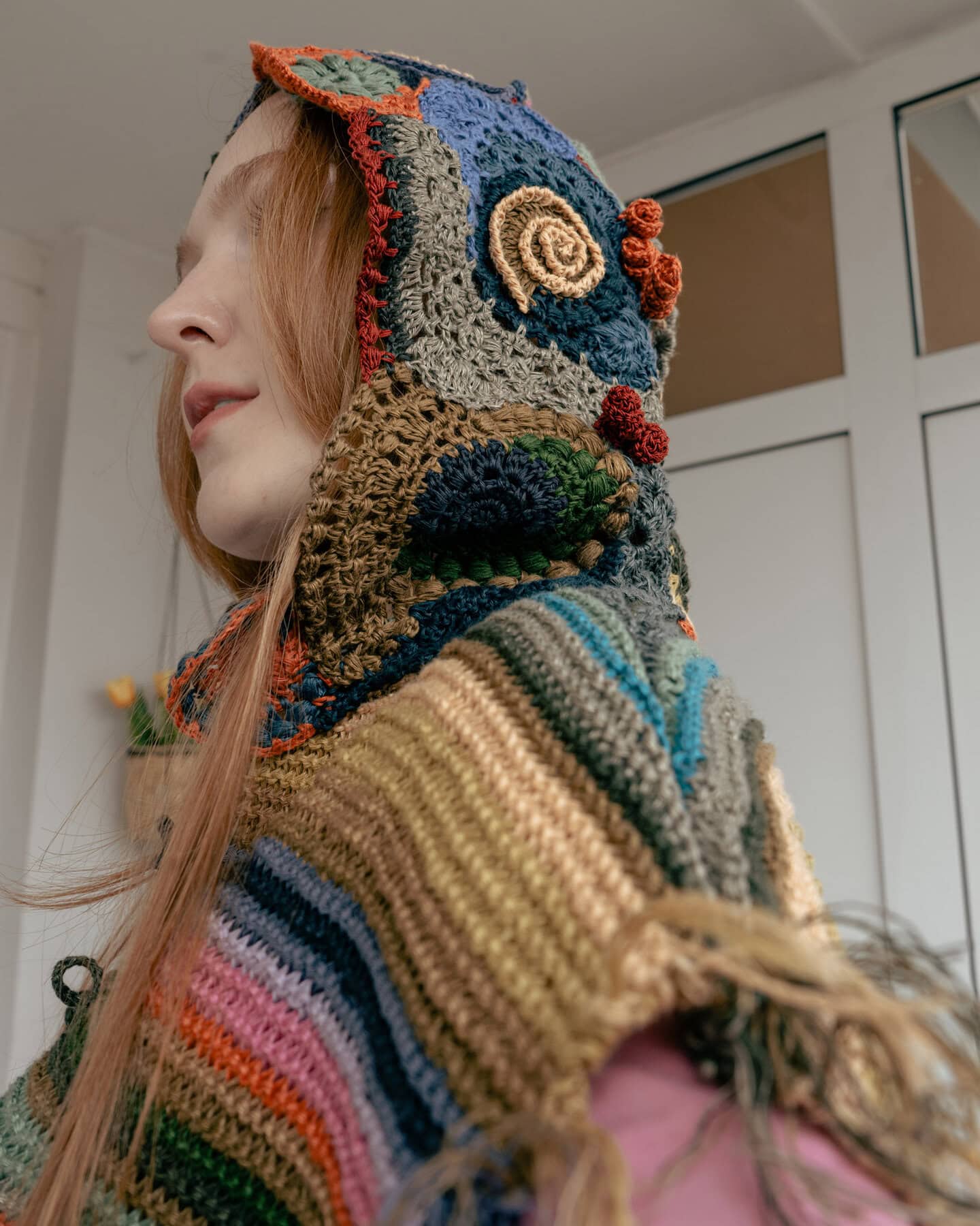 Knitted-crocheted vest/jacket - Image 9