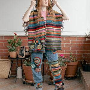 Alternative view of Knitted-crocheted vest/jacket