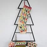 Colorful Reindeer Christmas Stocking