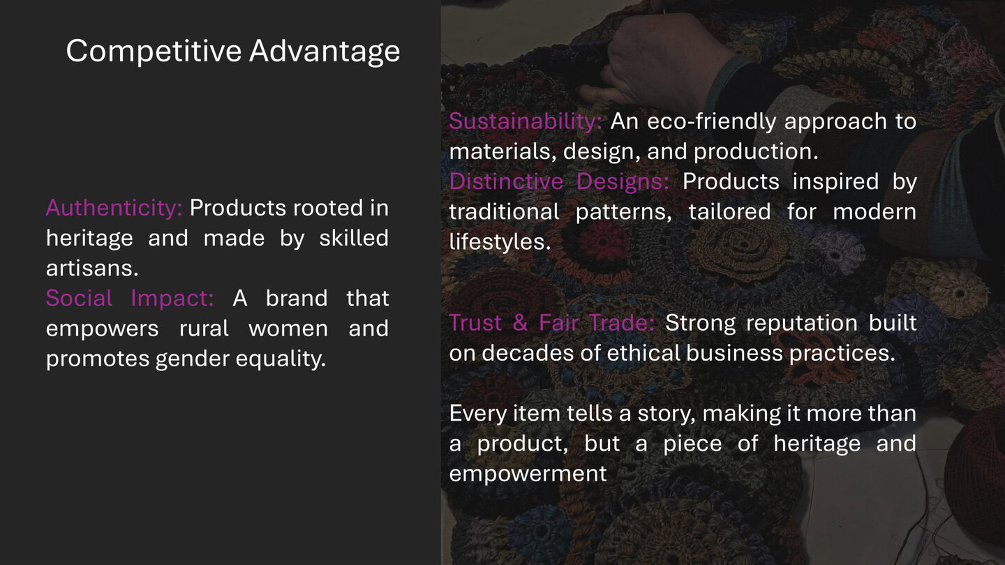 Every item tells a story, making it more than a product, but a piece of heritage and empowerment