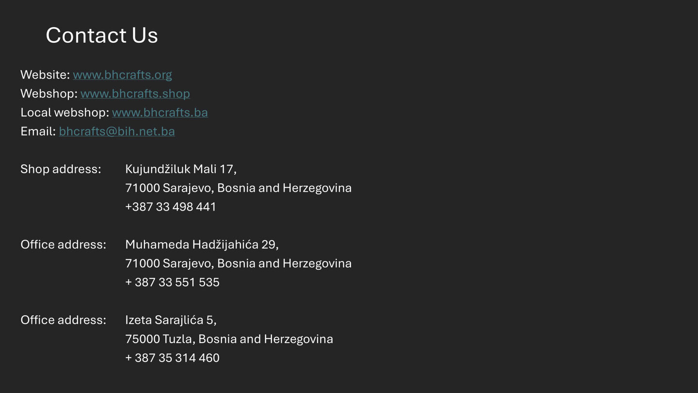 BHcrafts How to Contact Us