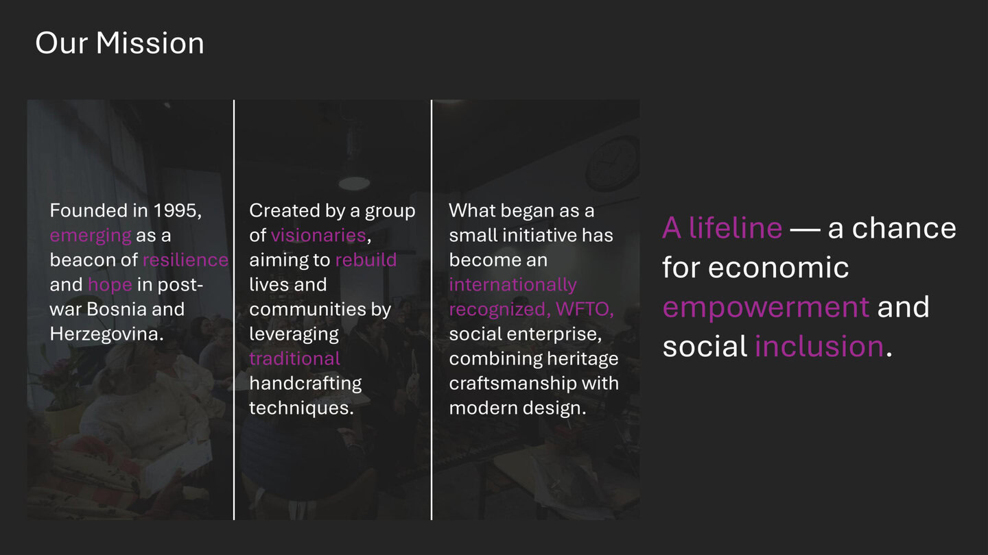 BHcrafts - Our Mission