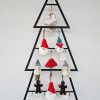 Hand made assorted Christmas tree ornament set of 8 for your holiday decor display